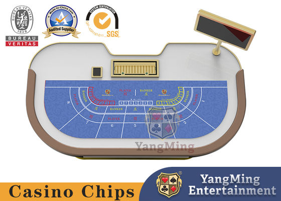 kopen Nieuw ontwerp eenvoudig modern poker tafel met Z houten benen, Duurzame poker tafel, Baccarat tafel online vervaardiging