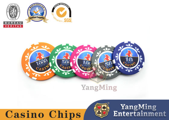 kopen Nieuw gepersonaliseerde Custom Clay Chips Retro Gambling Table Games Vervalste stijl of PU Poker Chip Set online vervaardiging