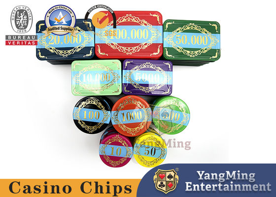 kopen Duurzame Lichtgewichtrfid-Casinospaanders/Rechthoekpook Chips Standard Color online vervaardiging