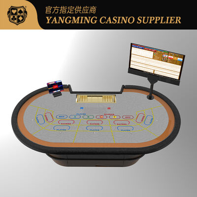 kopen Casino RFID-systeem Gaming Poker Table Top Baccarat Poker Cards Table Felt Tafeldoek voor Deluxe Baccarat Poker online vervaardiging