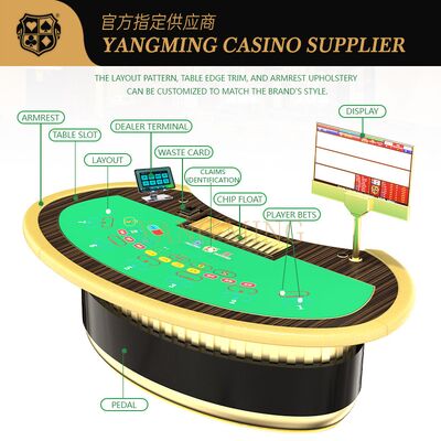 kopen High-Tech RFID Casino Gaming Table – Professional Table With Smart Tracking Features online vervaardiging