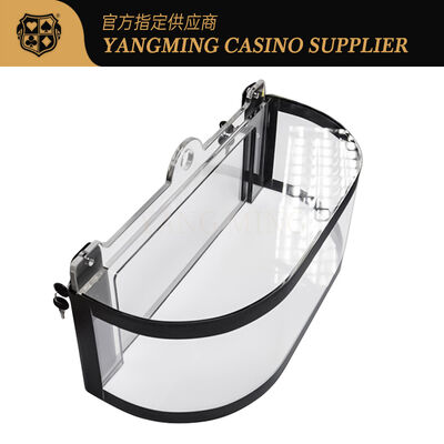 kopen Acryl maak het Specifieke Casino Chips Dealer Holder van Chips Carrier Roulette Wheel Gambling Lijst dik online vervaardiging