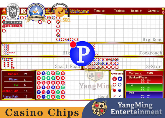 kopen Het internationale Standaard de Roulette van de Baccarattraditie het Wedden Systeem van de het Casinoroulette van de Systeemsoftware online vervaardiging