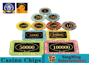 kopen De gepersonaliseerde Hoge Vorm van Overbrengingscrystal casino poker chips round voor het Gokken van Club online vervaardiging
