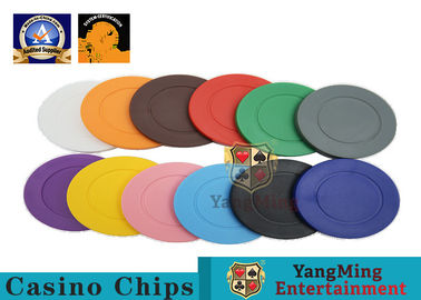 kopen Lichtgewichtabs Hotstamping Logo Dice Poker Chip/de Kleurrijke Spaanders van de Roulettepook online vervaardiging