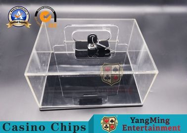 kopen Texas Hold hen 400 - Yard Mobiel Chip Lockable Cash Box Thickened Volledig Transparant Chip Box Spot Club Dedicated online vervaardiging