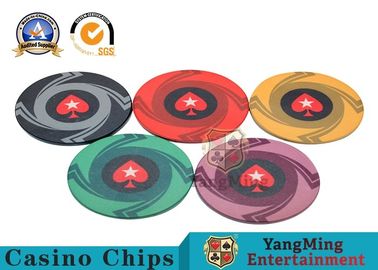 kopen Ronde Plastic Ceramische Lege Casinopook Chips Sets, Kleurrijke Polyspectra-Spaander online vervaardiging