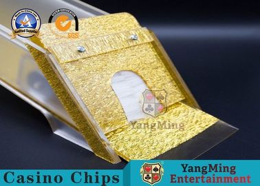 kopen 8 dekken de Handspeelkaarten/Schoen van de Casinokaart met Duidelijk Acryldeksel 57mm Thinkness online vervaardiging