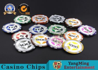 kopen ABS de Sticker van Casinorfid spaanders 12g Clay Poker Chips With Ultimate, 40mm Diameter online vervaardiging