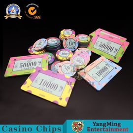 kopen Van het het Ontwerppatroon van Texas Poker Clay Ceramic Chips Klantgerichte van de de Pooklijst het Spelspaanders online vervaardiging