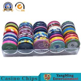 kopen De lichtgewichtpook van het Roulettecasino Achthoek 40mm Pook Chip Rack van Chip Tray/100 PC online vervaardiging