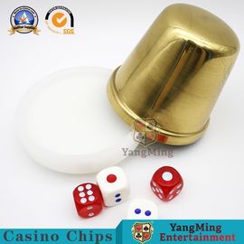 kopen Specifieke casino de Pook dobbelt Shaker Cup Casino Game Accessories-Ijzer + Acrylmateriaal online vervaardiging