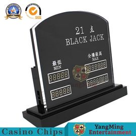 kopen 795g van de Toebehoren Min- Max Rate Niu Niu Blackjack Gambling Table van de casinolijst Teken van de de Grens Digitale Grens met Geleid Licht online vervaardiging