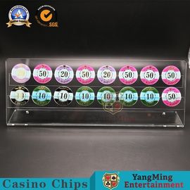 kopen Ronde Pook Chips Display Holder/volledig Transparante de Lijsthouder van het Roulettecasino online vervaardiging