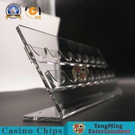 kopen Van de het Baccaratpook van de casinohouder Rek 2 Rijen 370*140*130mm van Chip Roulette Wheel Table Display online vervaardiging