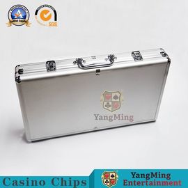 kopen Het stevige van het de Legeringskader van het Machtsaluminium Vakje 600pcs Clay Poker Chips Set Case met Speelkaarten en dobbelt online vervaardiging