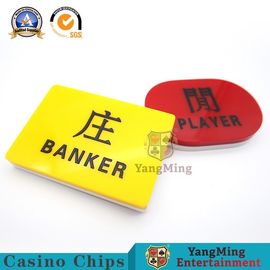 kopen De acryl Gedrukte van het de Knoop Afneembare Casino van de Pookhandelaar van de het Baccaratbankier & Speler Teller van Knoopwinsten online vervaardiging