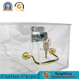 kopen Van het Speltoebehoren van het veiligheidscasino de Roulettenylon Twee Rijen Chips Discard Gambling Table Poker Chips Box online vervaardiging