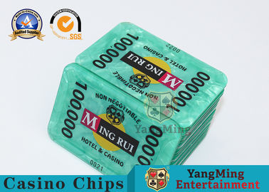 kopen De Veiligheidsaantal van Chips Set Clay Casino Stickers van de Lasvegasrfid Pook voor het Gokken Concurrentie online vervaardiging