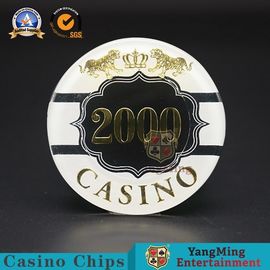 kopen 34.3MM Thinkness Douanepook Chips Clay Ceramic Nylon Stickers 14g online vervaardiging