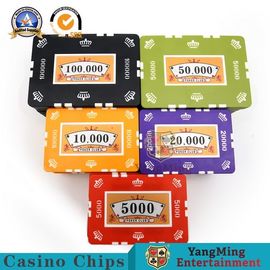 kopen 760 PCs Douane Gedrukt die Clay Plastic Poker Chips Gift in Zilveren Aluminiumgeval wordt geplaatst online vervaardiging
