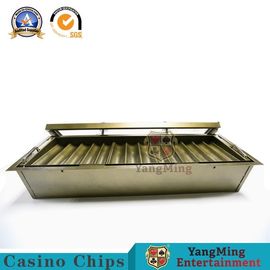 kopen 760*210mm Casino Chip Tray 2 Laag die Chips Float Double Lock Poker Chip Case gokken online vervaardiging