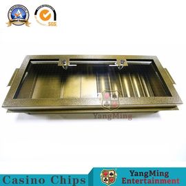 kopen Van het het Nachtslotmetaal van de douane Enig Laag de Vlottergeval van Chips Tray Dragon Tiger Gambling Table Chips online vervaardiging