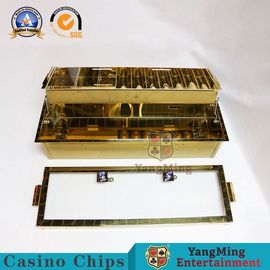 kopen 540*235mm VIP van Casinochip tray Club Dubbele Laag 2 Metaalslot die Chips Float 10 gokken het Geval van de Rijencombinatie online vervaardiging