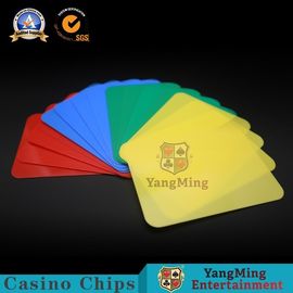 kopen 4 het Baccarat van het Speltoebehoren 100% van het kleurencasino de Plastiek Aangepaste het Gokken Kaart van het Lijstspel online vervaardiging