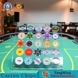 kopen Plastic de Roulettelijst van Pookchips display board acrylic 20pcs om Chips Carrier online vervaardiging