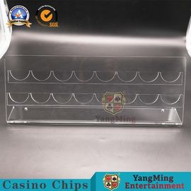 kopen De volledige Transparante Lijst Chips Display Horizontal Section Casino van het Roulettewiel om Chips Rake online vervaardiging