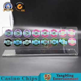 kopen Het Baccaratlijst Chips Holder 40mm van het roulettewiel Diameter om Chips Display 16PCS online vervaardiging