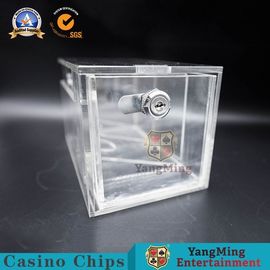 kopen 200*115*115mm de Pook verwerpt Drager van de Houders de Volledige Duidelijke Speelkaart met Metaalslot online vervaardiging