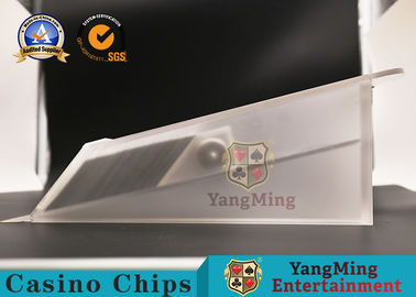 kopen 370*150*100mm de Schoen van de Casinokaart/de Duidelijke Schoen van de Pookhandelaar voor Baccarat online vervaardiging