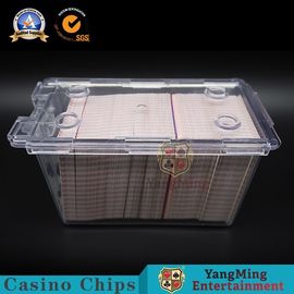 kopen 195g van de Toebehoren verwerpt Acrylkaarten van het casinospel Drager 8 de Veiligheid van Dekspeelkaarten Houder voor Baccaratlijst online vervaardiging