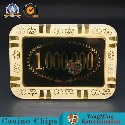 kopen Transparante Acrylcrystal casino poker chips table-Toebehoren online vervaardiging