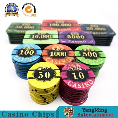 kopen 760 Chip Set Texas Black Jack die Chip Two-Layer Acrylic Anti-Counterfeit Chip-de Aanpassing van de Vleksteun bronzen online vervaardiging