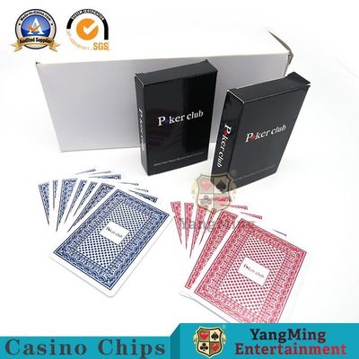 kopen 140g plastic Speelkaarten voor Texas Club Character Flower Printing online vervaardiging