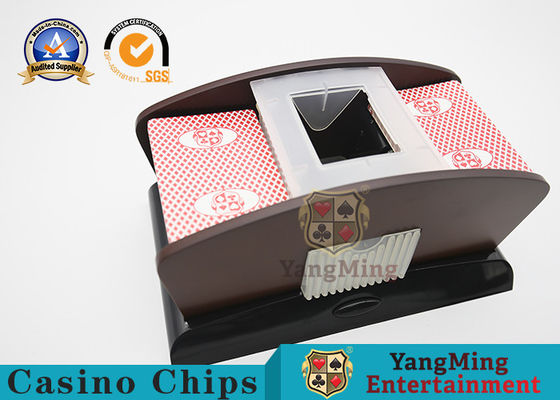 kopen Houten van de Kaartshuffler van de Kleuren Plastic 2 Paren Pook het Stille Baccarattexas table game online vervaardiging