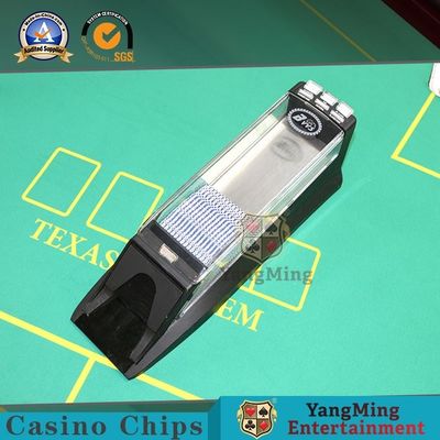 kopen All Black Laser Barcode 8 Deck Poker Electronic Dealer Voor Standaard Internationale Toernooien Smart Shuffle Schoenen online vervaardiging