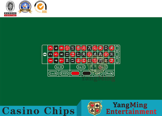 kopen Amerikaans kies 0 Groene de Roulette van de Kleurennorm het Gokken de Steundouane uit van Pookchip table tablecloth waterproof layout online vervaardiging