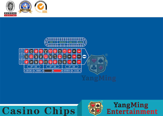 kopen Amerikaanse het casino kiest 0 Kleine Bet Blue Standard Roulette Poker Chip Table Waterproof Tablecloth Entertainment Lay-out uit online vervaardiging