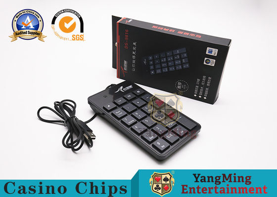 kopen De plastic Toebehoren Zwart Stod Mini Keyboard With Cable van het Casinospel online vervaardiging