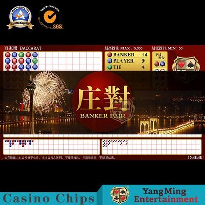 kopen Het Baccarat van de vermaaklijst het Gokken de Unieke Interface van de Systemensoftware online vervaardiging