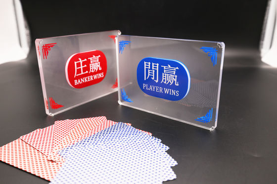 kopen De semi-berijpte Vrije Kaart Texas Hold van Crystal Acrylic Customized Dealer Button hen Baccarat GamingTable het Specifieke Plaatsen online vervaardiging