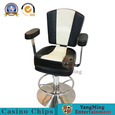 kopen Voet van Jack Casino Gaming Chairs Metal van de simulatiepu de Roterende Bar Zwarte online vervaardiging