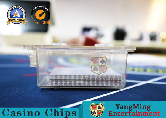 kopen De volledig Transparante Dikke Acryl het Vakje van de Pookkaart Bovenkant van de Casinolijst online vervaardiging
