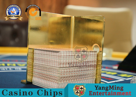 kopen Het Speltoebehoren SS van het gouden Platerencasino 8 Paren van het het Rekblackjack van de Pookkaart het Tafelblad online vervaardiging