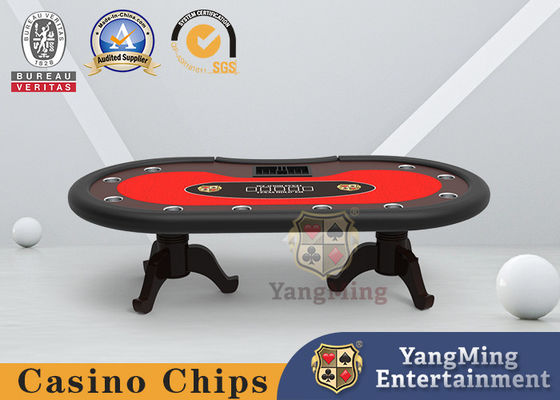 kopen Dik gemaakte Spons Tiger Leg Casino Poker Table voor Texas Clubhouse Club online vervaardiging