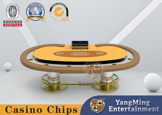 kopen Pea Shaped Texas Oval Casino-Lijst 304 van het Spelschaak Roestvrij staal online vervaardiging